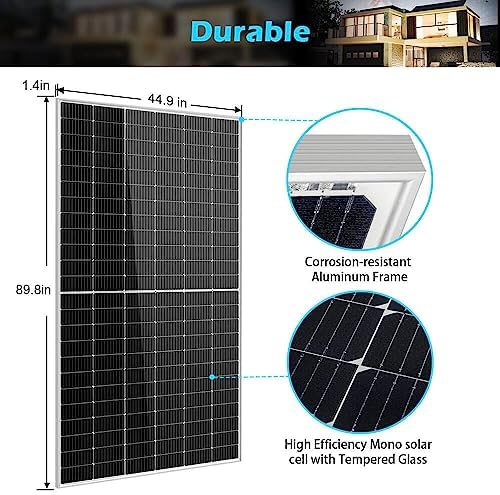 sungoldpower high-efficiency 550w monocrystalline solar panels