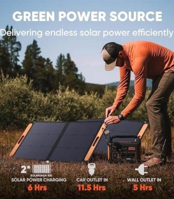 jackery explorer 1000 portable power station with high capacity