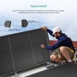 FivstaSola 200W Bifacial Solar Panel for Off-Grid Use