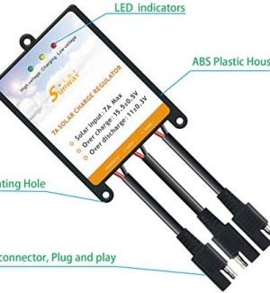sunway 12v solar panel charge controller for safe battery protection