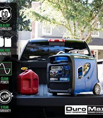 powerful duromax xp4500ih dual fuel inverter generator