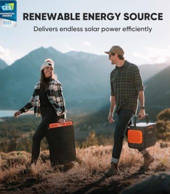 jackery solar generator 2000 pro with solarsaga 200w panel