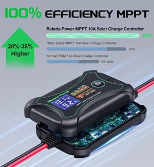 bateria power intelligent portable solar panel controller