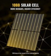 BougeRV 300W Mono Solar Panel for RV Camping Off-Grid