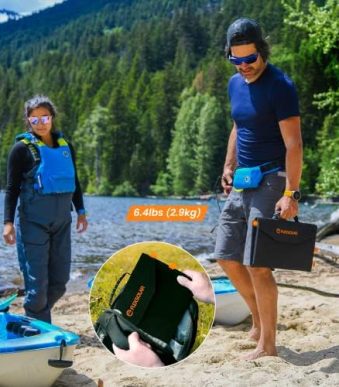 flexsolar 60w portable solar charger for small power stations