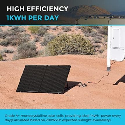 renogy portable 200w solar panel with waterproof controller
