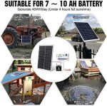 eco-worthy portable 12v 10w solar panel battery charger