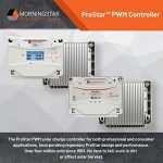 highly reliable morningstar prostar 30a pwm solar charge controller
