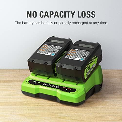 Sunrise Greenworks 24V 4.0Ah USB Battery Starter Kit with Charger