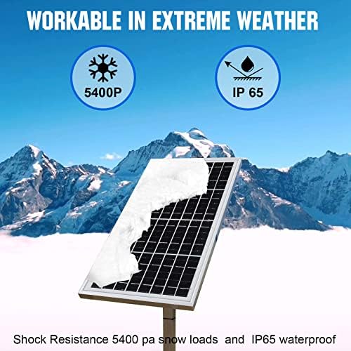 eco-worthy portable 12v 10w solar panel battery charger