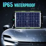 waterproof 10w 12v solar trickle charger for vehicles