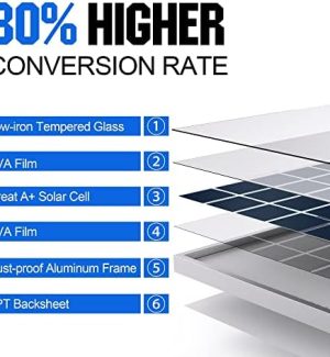 solperk 10w solar panel charger kit for various 12v batteries