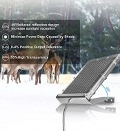 powoxi waterproof 12v 1.7w solar panel for deer feeder