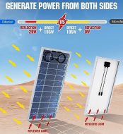 eco-worthy high-efficiency 195w solar panel for off-grid applications