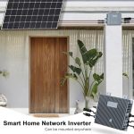 e-polar 800w micro inverter with wifi & app for 2 solar panels