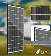 jjn 200w solar panel kit with charge controller for off-grid systems