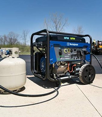westinghouse 9500 peak watt dual fuel backup generator