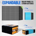 eco-worthy complete solar panel kit for off-grid home/shed use