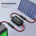 bateria power intelligent portable solar panel controller