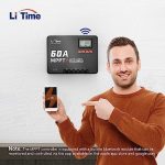 litime 60 amp mppt solar charge controller with bluetooth and lcd display