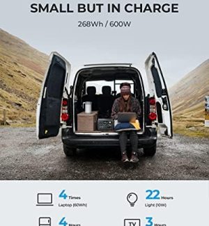 BLUETTI EB3A: Portable Power Station for Outdoor Camping