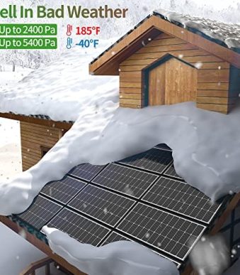 jjn 200w solar panel kit with charge controller for off-grid systems