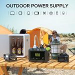 marbero 88wh portable power station for camping and emergencies