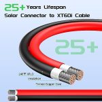 Bateria Power XT60I-F Solar Panel Extension Cable