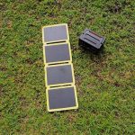 sunjack 60w foldable waterproof solar panel for outdoor charging