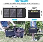 marbero portable 30w solar panel charger for outdoor camping and travel