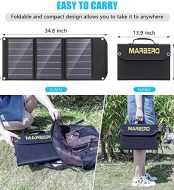 marbero portable 30w solar panel charger for outdoor camping and travel