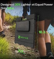 portable acacia 120w solar panel for power stations and camping
