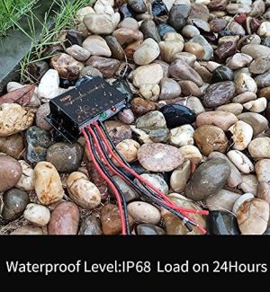 powmr waterproof pwm solar charge controller for caravan and boat
