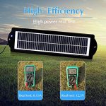 megsun portable waterproof 3w solar car battery maintainer and charger
