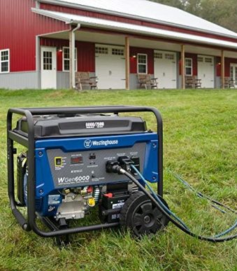 westinghouse 7500 peak watt portable generator for home backup