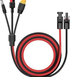 8.5ft solar connector cable for solar generator and panel