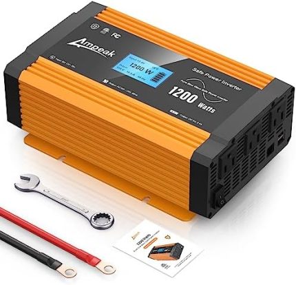 ampeak 1200w power inverter with 17 protections for trucks