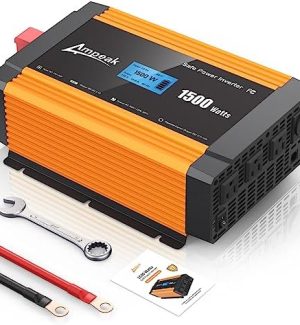 ampeak 1500w power inverter with multiple ports and protections