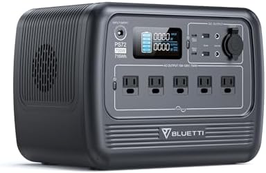 BLUETTI PS72 Portable Power Station: 716Wh Solar Generator for Outdoor, Off-Grid, Emergency