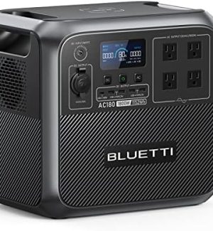 BLUETTI Portable Power Station: High-capacity, rapid-charging solar generator