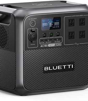 BLUETTI Portable Power Station: High-capacity, rapid-charging solar generator