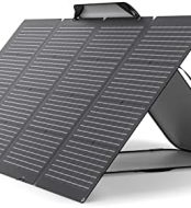 ef ecoflow bifacial foldable solar panel with adjustable kickstand