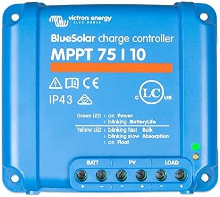 victron energy bluesolar mppt 75v 10a solar charge controller