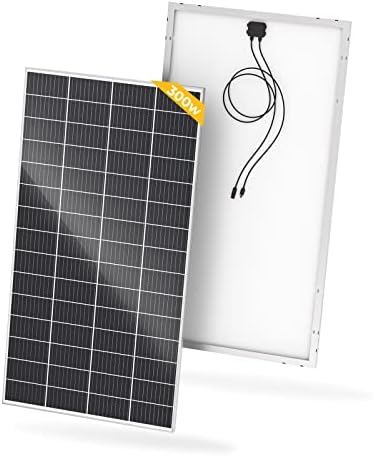 bougerv 300w mono solar panel for rv camping off-grid