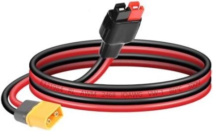 cerrxian xt60 male to solar panel adapter cable