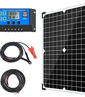 hoysicy complete 20w solar panel kit for rv