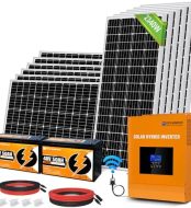 eco-worthy complete solar panel kit for off-grid home/shed use