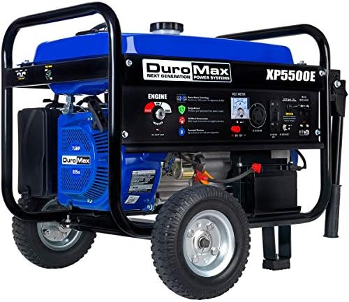 DuroMax XP5500E Portable Generator - 5500W, Electric Start, RV Ready