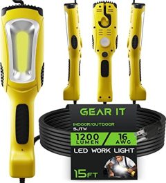 gearit led work light with 15ft extension cord