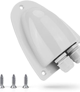 gray bougerv solar cable entry gland for rv/boat/van